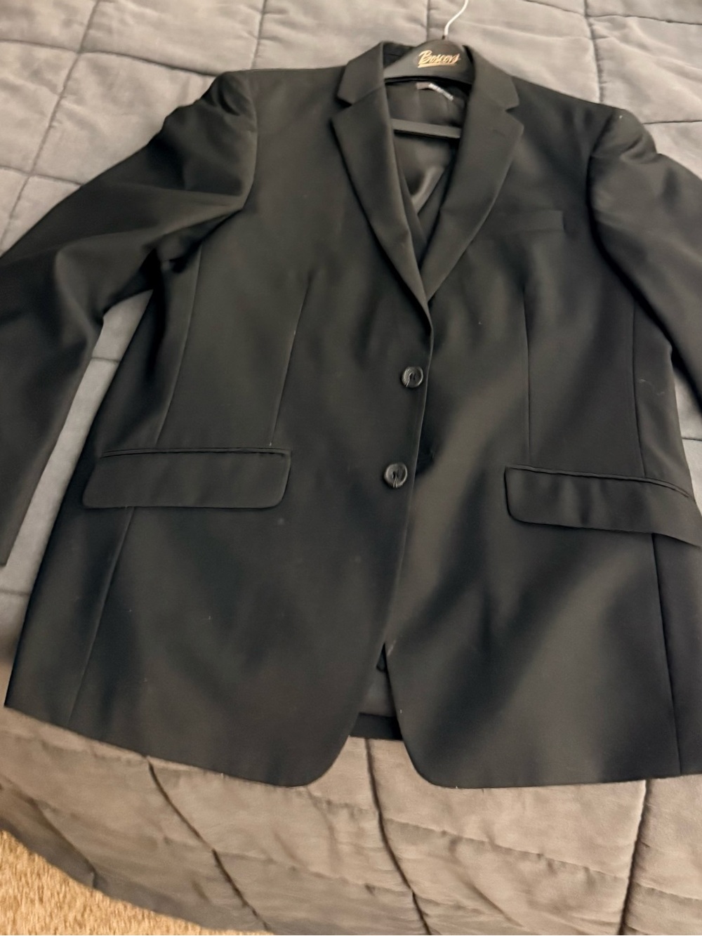 Men’s Kenneth Cole Reaction suit jacket with vest. Jacket is 40S and vest is M.